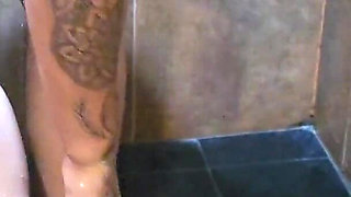 Jade Having a Sexy Soapy Shower & Shave