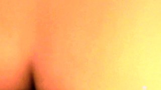 Sweet and innocent amateur Ashlynn Taylor gives a footjob