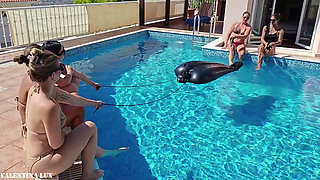 Pool Party with Our Rubber Toy