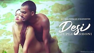 Indian couple captivates with daring passionate charm in thrilling intimate play