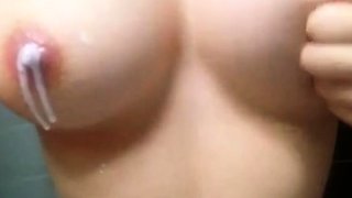 Korean girl shows her big boobs on webcam