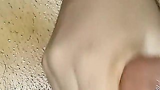 Hot Indian Stepsister Jerking of Her Stepbrother Big Dick with Oil Massage Handjob