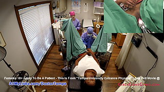 Nikki Stars’ New Student Gyno Exam By Doctor From Tampa On Spy Cam