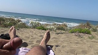 Sex Wife - A Horny Muslim Cuckold Wife Has Sex On The Beach With A Stranger In France 8 Min
