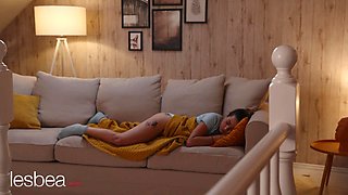 Lesbea Warm Latina Andrea Lapiedra and gorgeous red-haired Kaira love electro-hitachi ejaculations romantic sapphic hook-up