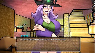 HornyCraft parody where the swamp witch gives a mind-blowing handjob and oral delight