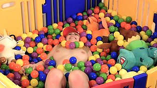 Big boob brunette masturbates on webcam