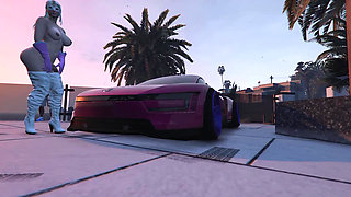 GTA 5 FRANKLIN CAPTAIN CRAZY DICK GIVING IT ALL OVER THE SAINTS GTA V