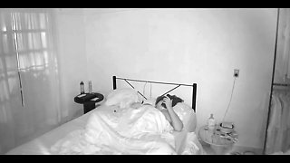 Chubby Pregnant Girlfriend Masturbates While I Spy on Her on Camera