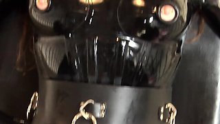 Bdsm bitch toys ass and pierced pussy in fetish hd solo
