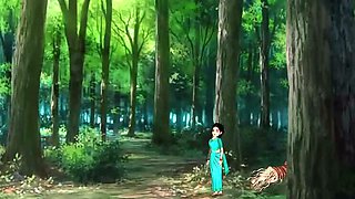 Hot Hindi Cartoon Sex - Rekha & Jagan Wild Fuck in Forest