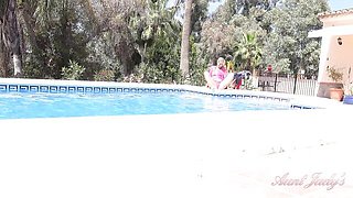 Dirty Lynna Nilsson at milf pool scene