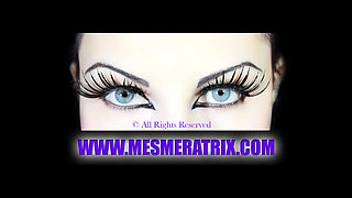 Femdom chick walking on slaves body