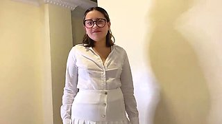 Hot Indian Teacher Gives Private Lessons To 18-Year-Old Student - Mell Miller