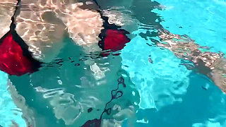 Artemisia Love Showing Her Perfect Big Tits Underwater and Outdoor