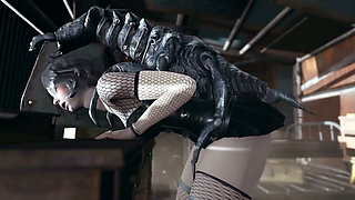 Chaurus Lair. Gothic Alt-girl Got Fucked in Ass by Insect From the Elder Scrolls V Skyrim. Emptie41