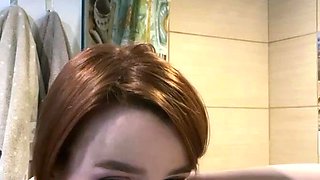 Beauty small tit amateur teen masturbating her shaved pussy