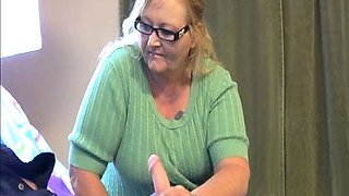 British Milf Blowjob and handjob