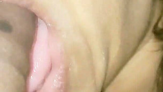 A MILF Gives a Blowjob Using Only Her Big, Tasty Tongue, and in the End Swallows All the Cum.